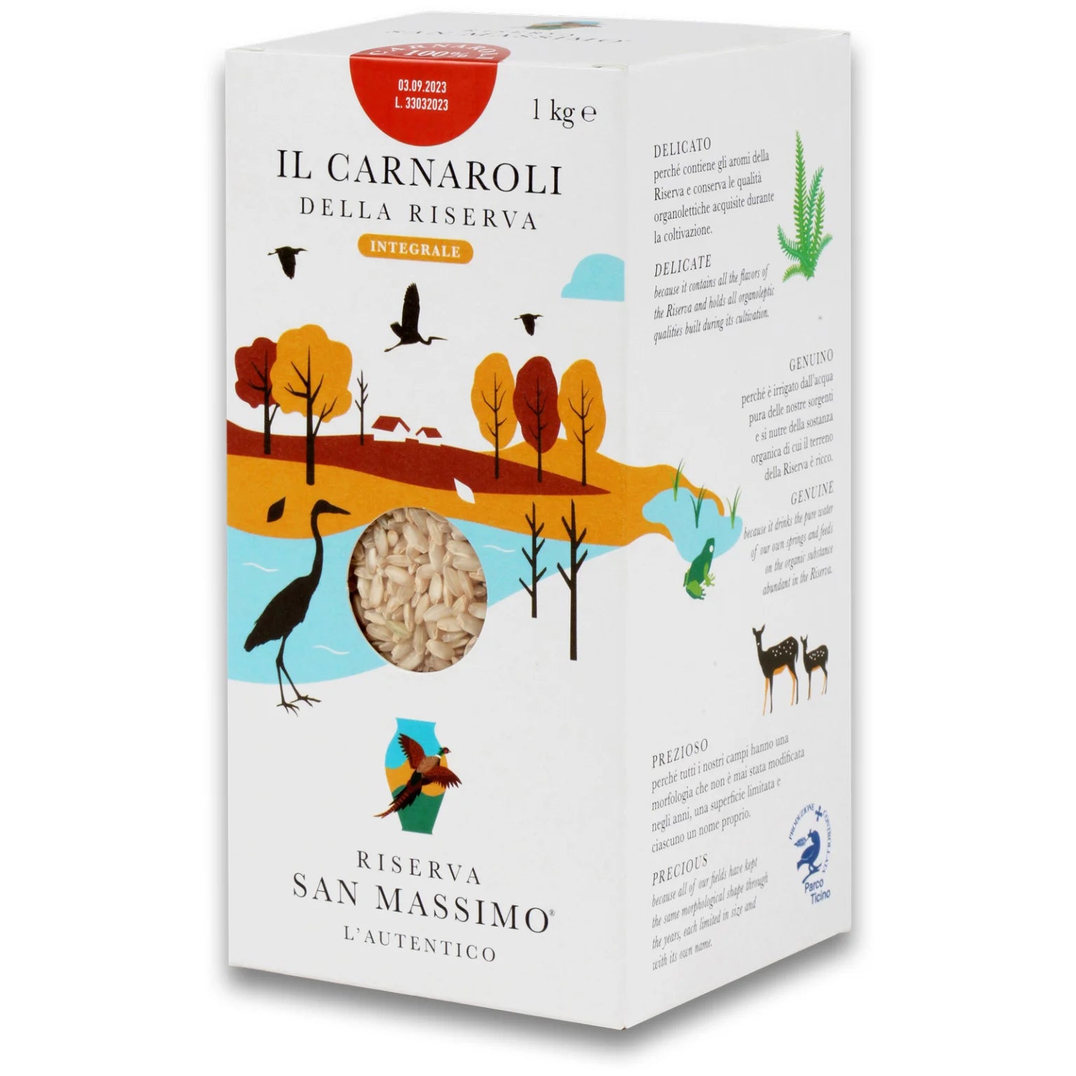 Arroz Carnaroli Integral Súper Premium