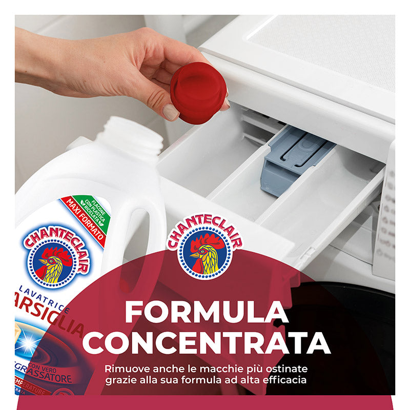 Marsiglia Détergent à lessive liquide avec dégraissant (38,9 fl oz | 1150 ml)