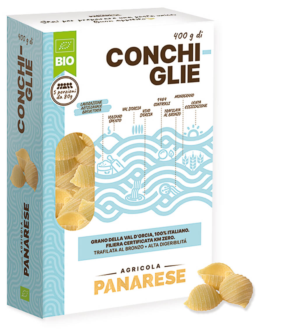 Conchiglie toscane biologique de qualité supérieure