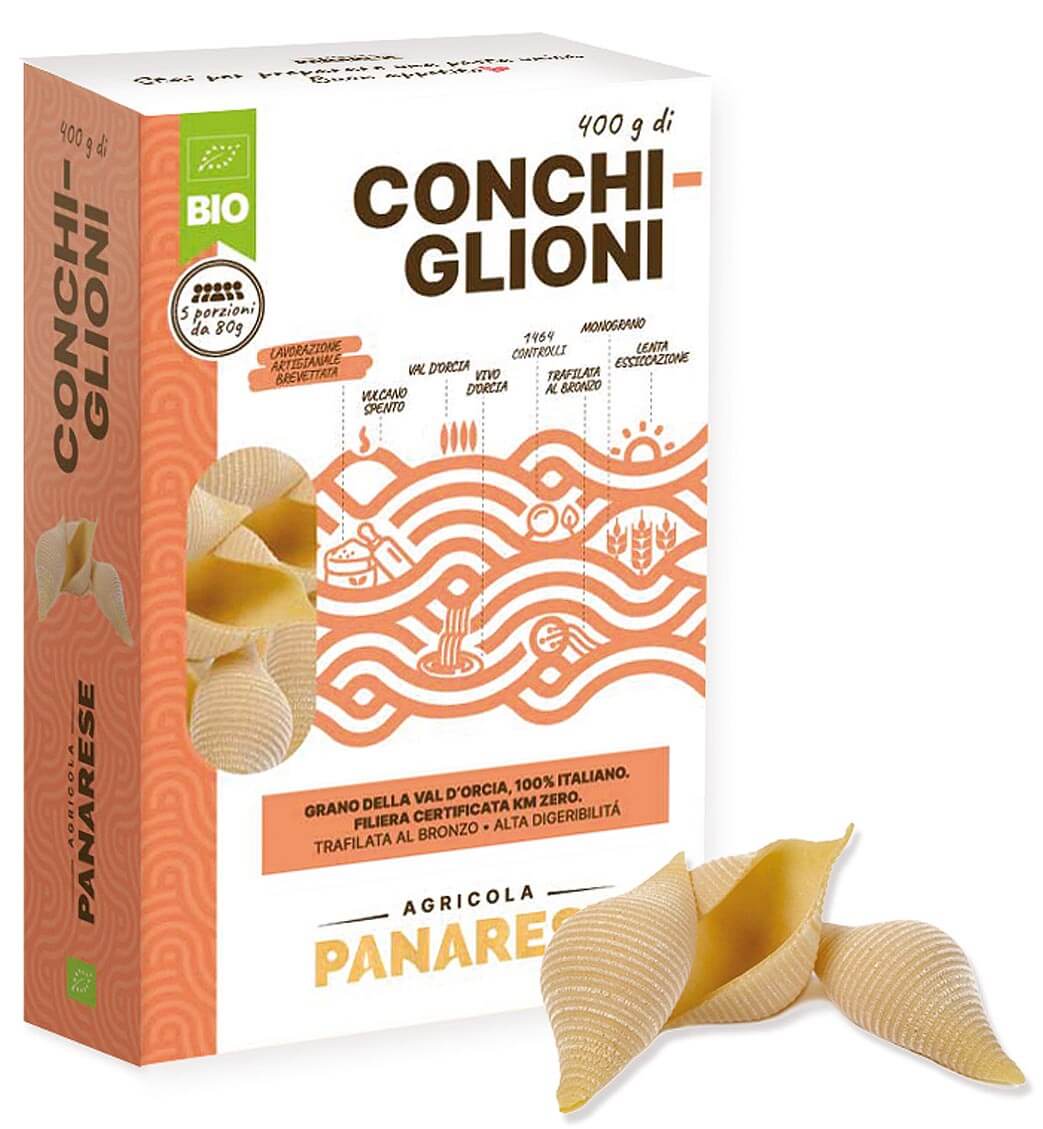 Conchiglioni toscans biologiques de première qualité