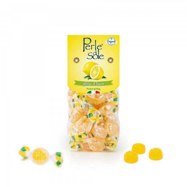 Gelées molles de citron à base d'huiles essentielles de citrons de la côte amalfitaine