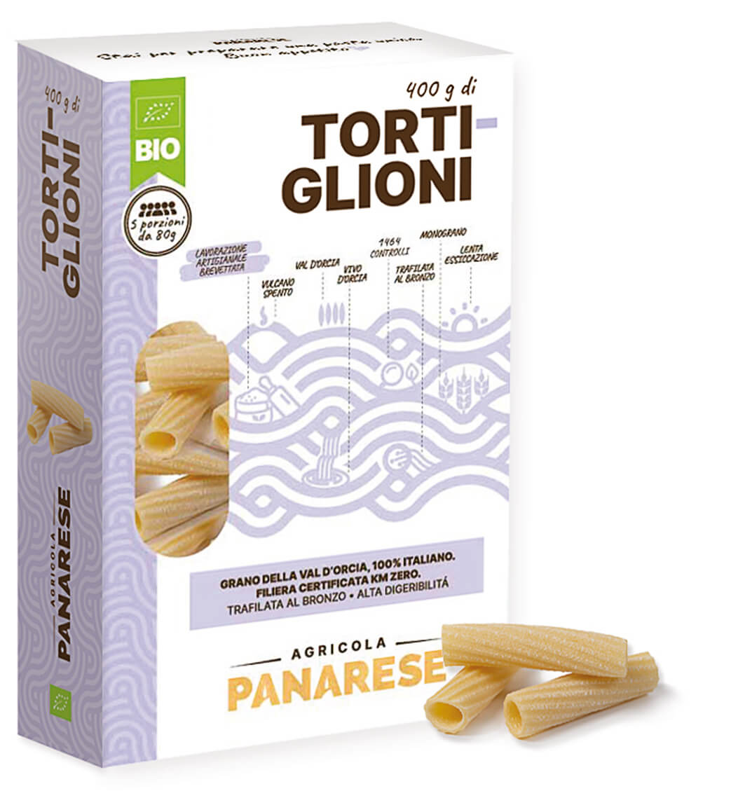 Tortiglioni toscans biologiques de première qualité