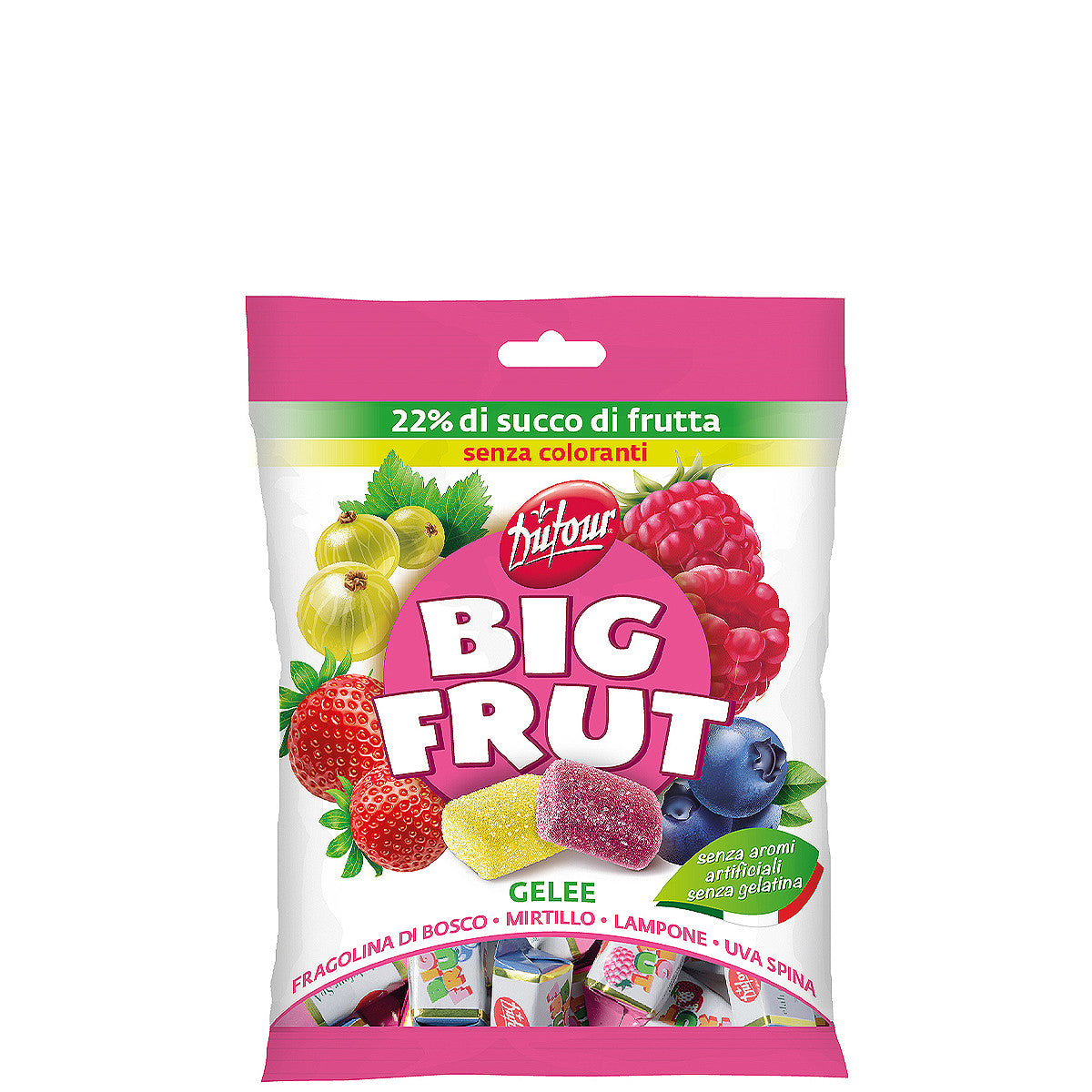 Jaleas de bayas silvestres de frutos grandes