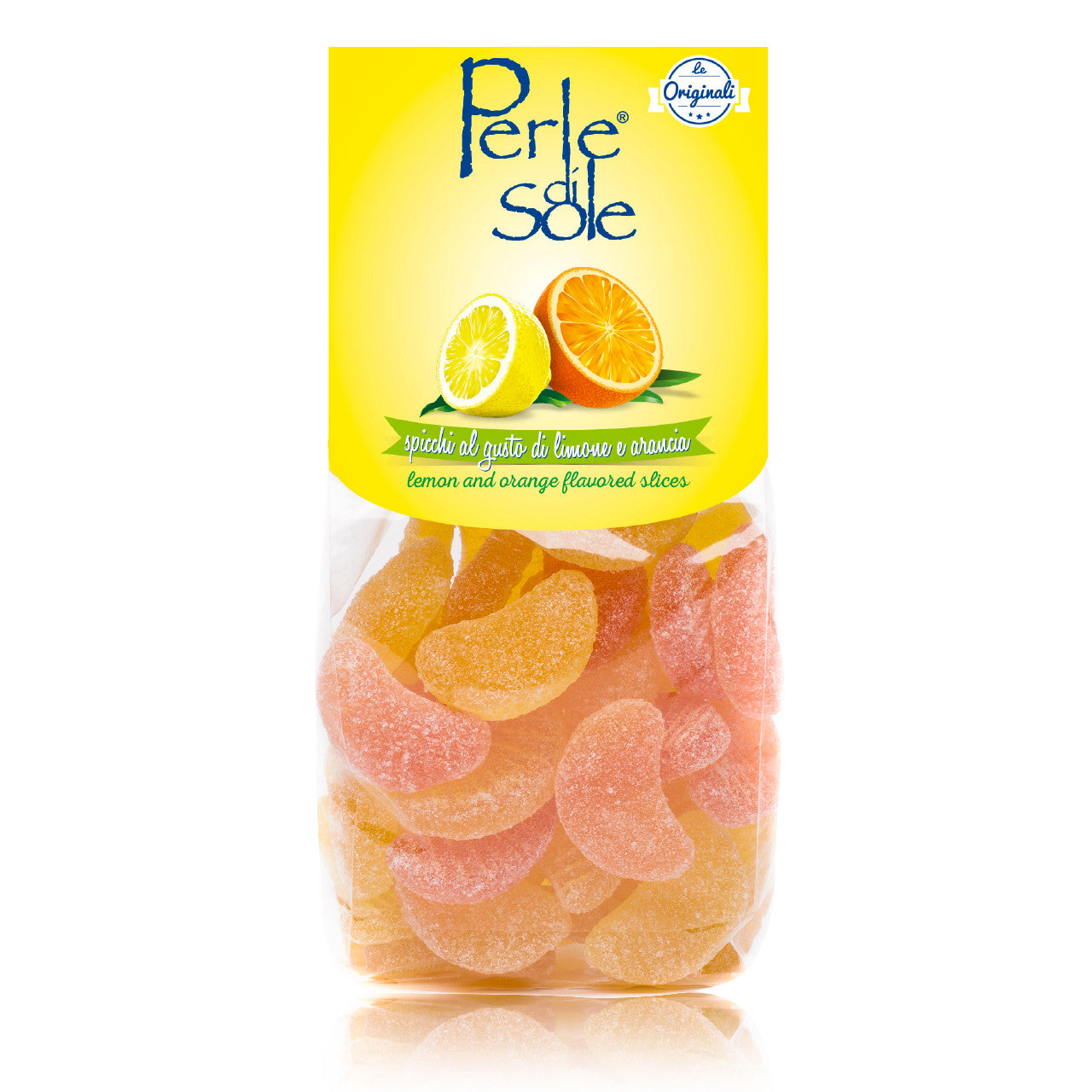 Gummies en forme de coin citron et orange