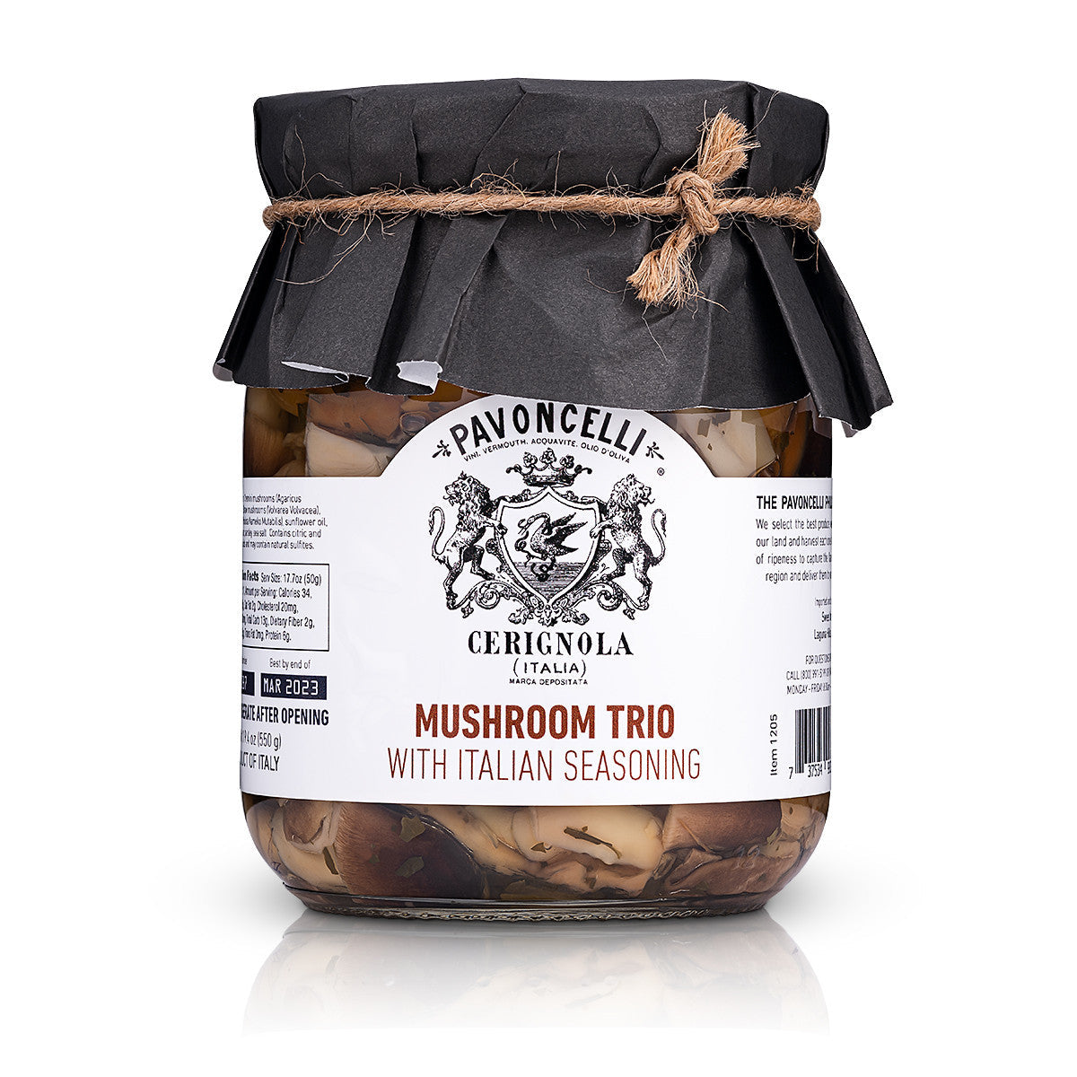 Mezcla de champiñones con condimento italiano