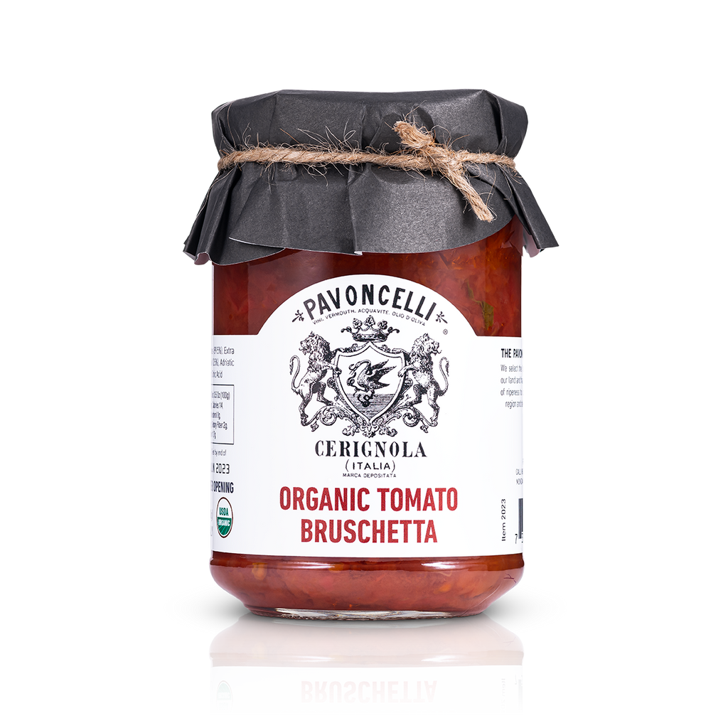 Base de Bruschetta de tomate orgánico