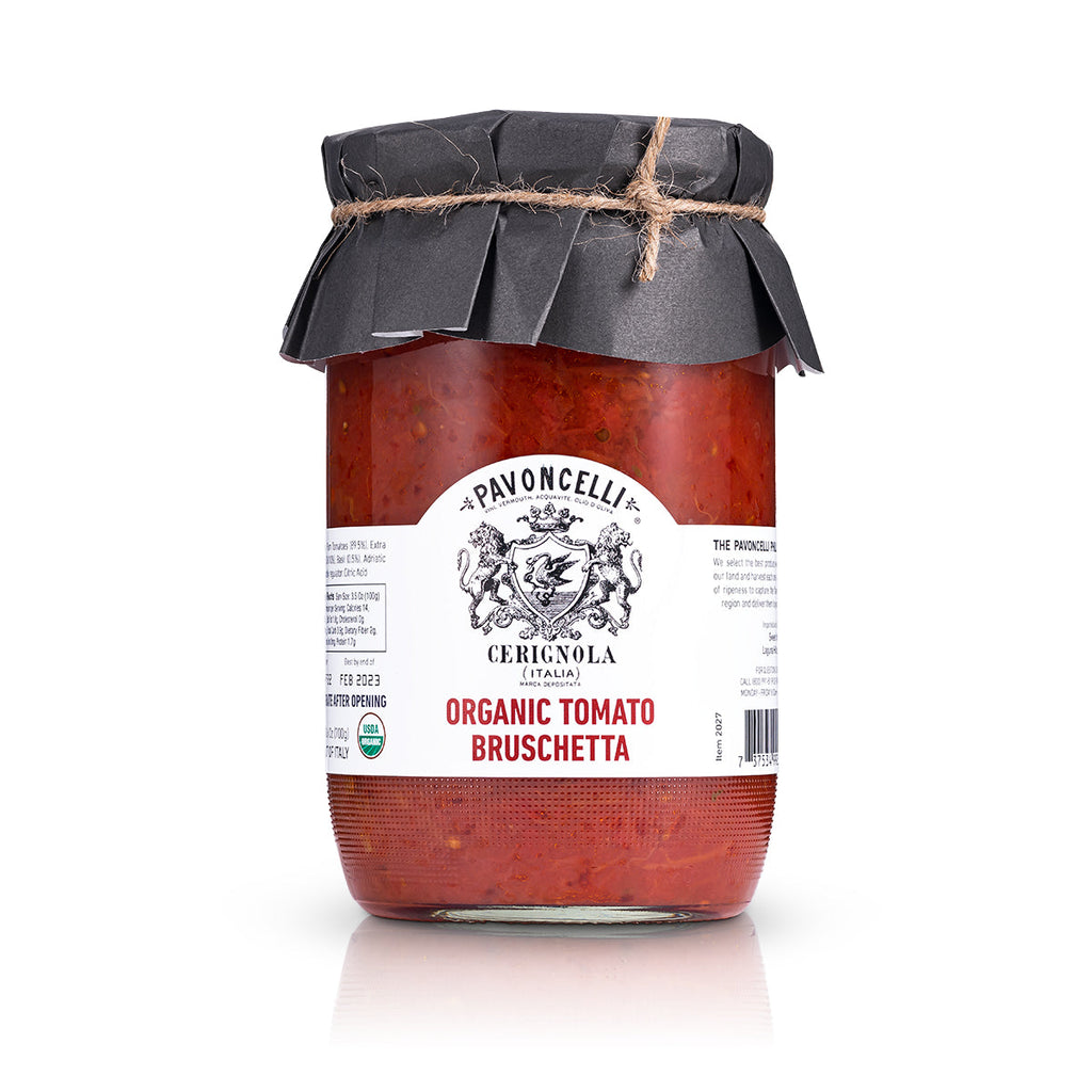 Base de Bruschetta de tomate orgánico