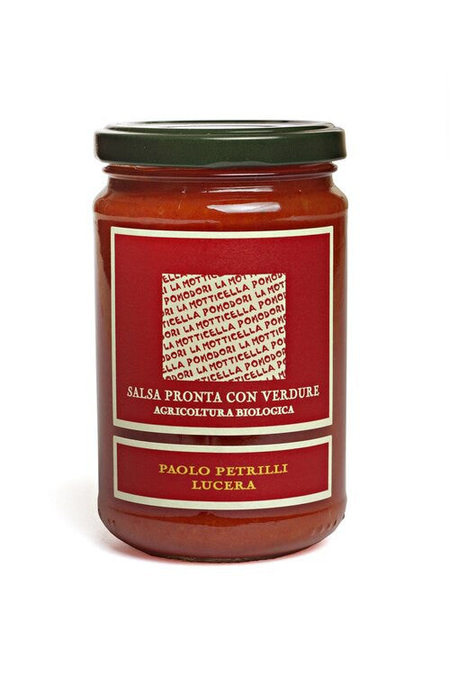 Salsa Marinara Orgánica con Verduras de la Huerta